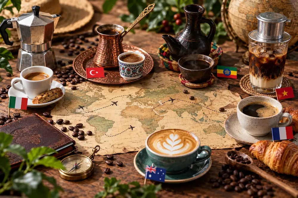 Le 1er octobre, on célèbre le café : tour du monde des façons de le boire